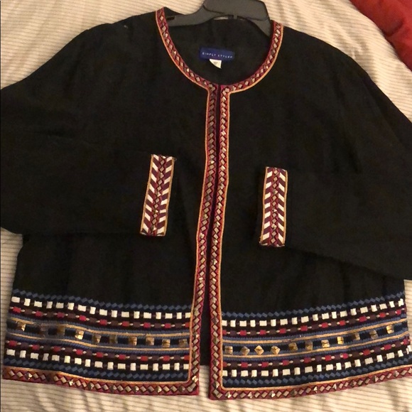 Jackets & Blazers - Blazer with handmade embroidery